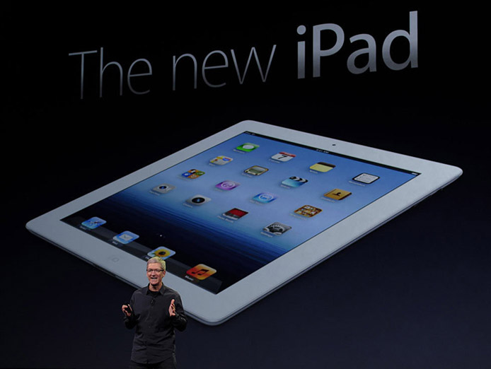 3月7日，苹果公司在美国加州旧金山举行发布会推出新品iPad3。